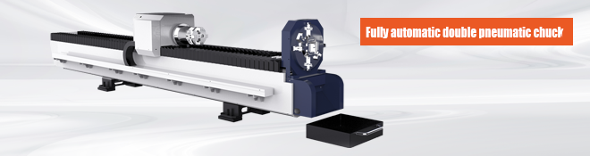 Fully automatic double pneumatic chuck